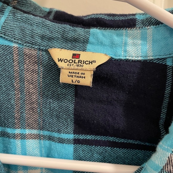 Woolrich woman flannel shirt. - Picture 2 of 10